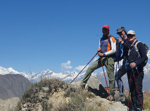 Trekking with a local trekking agency