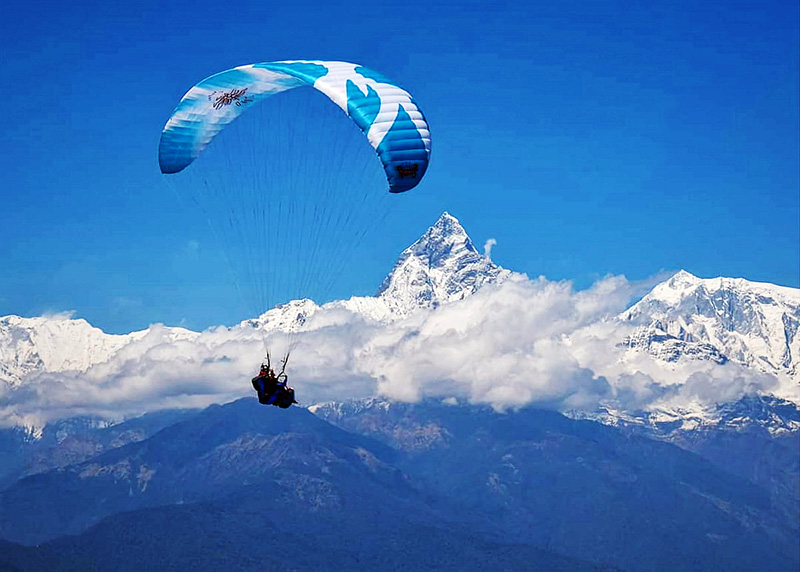 Paragliding in Nepal, Nepal Paragliding Tour, Sarangkot Paragliding